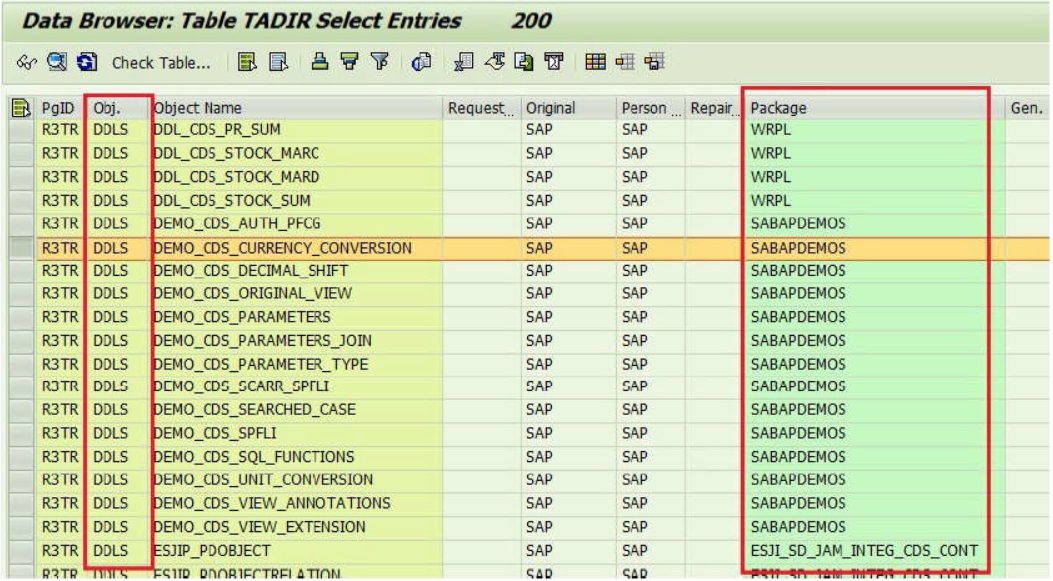 2.SAP系统中的CDSView