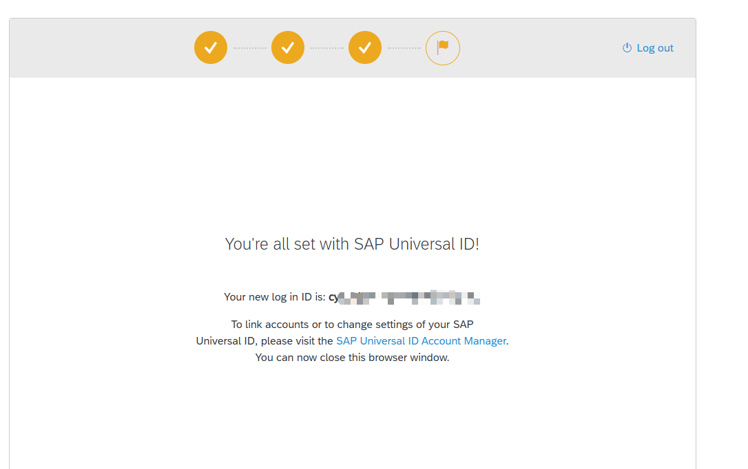 2.注册成功的界面